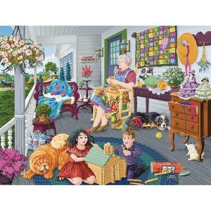 A Visit To Grandma’s 1000 Pc Jigsaw Puzzle  |   Jigsaws Craft Jigsaws