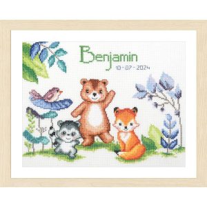 Animal Birth Record Counted Cross Stitch  |   Needlework Craft Needlework