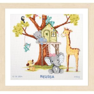 At The Tree House Counted Cross Stitch  |   Needlework Craft Needlework