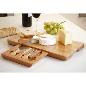 Bamboo Cheese Board  |   Bar Accessories Appliances & Cookware Appliances & Cookware