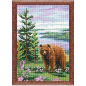 Bear Country Counted Cross Stitch Kit  |   Needlework Craft Needlework