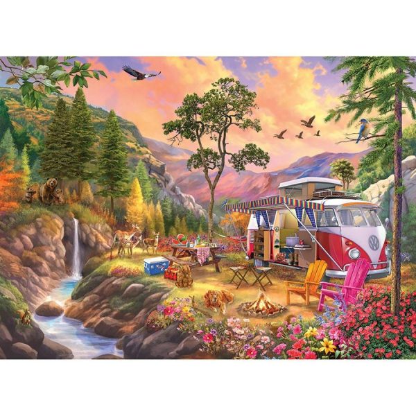 Camper’s Paradise 1000 Pc Jigsaw Puzzle  |   Jigsaws Craft Jigsaws