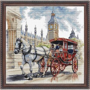 Carriage Ride Counted Cross Stitch Kit  |   Needlework Craft Needlework