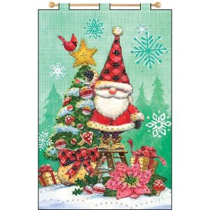 Christmas Gnome Sequin Banner  |   Christmas Christmas Christmas