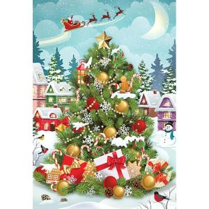 Christmas Tree Tin Puzzle  |   Jigsaws Craft Jigsaws