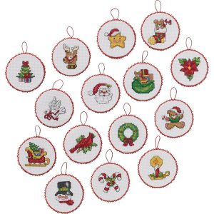 Classic Christmas Collection Counted Cross Stitch Kit  |   Needlework Craft Needlework