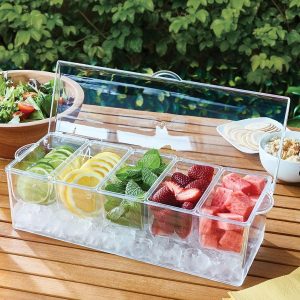 Condiment Ice Caddy  |   Furniture & Storage Bar Accessories Bar Accessories