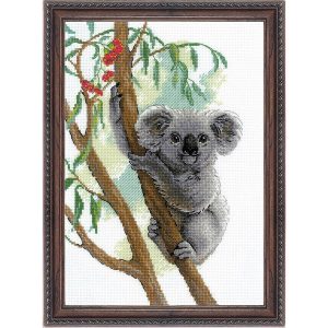 Cute Koala Counted Cross Stitch Kit  |   Needlework Craft Needlework