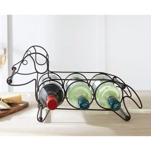 Dachshund Wine Rack  |   Storage Solutions Decorative & Lighting Decorative & Lighting