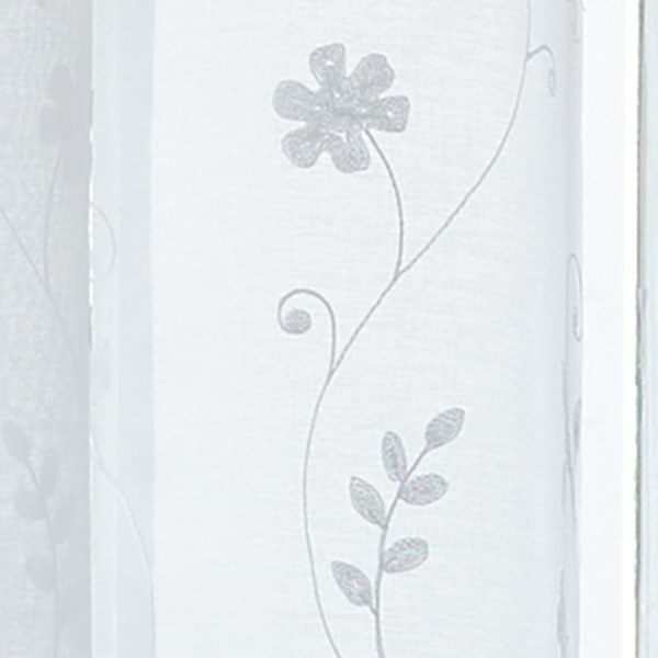 Eyelet Curtain White Scroll Leaf  |   Decorative & Lighting Decorative & Lighting Decorative & Lighting