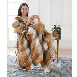 Faux Mohair Throw & Cushion Set  |   Decorative & Lighting Decorative & Lighting Decorative & Lighting