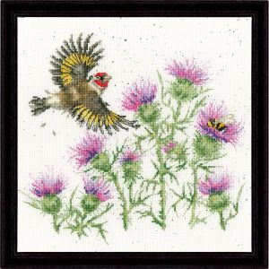 Feathers & Thistles Counted Cross Stitch Kit  |   Needlework Craft Needlework