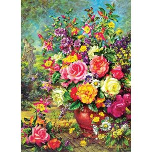 Flower Bouquet 1000 Pc Jigsaw Puzzle  |   Jigsaws Craft Jigsaws