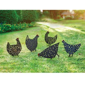 Garden Chicken Silhouettes  |   Garden Features & Lighting Garden Features & Lighting Garden Features & Lighting