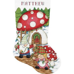 Gnomes Counted Cross Stitch Kit  |   Needlework Craft Needlework