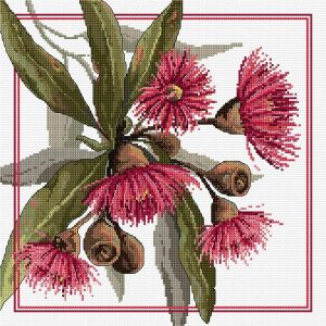 Gum Blossoms Counted Cross Stitch Chart  |   Needlework Craft Needlework