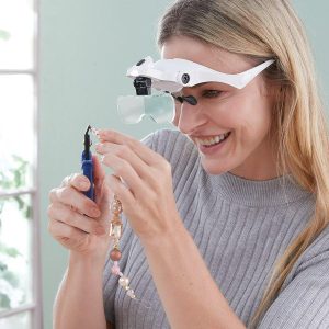 Head Mounted Magnifier  |   Living Aids Home Living Aids