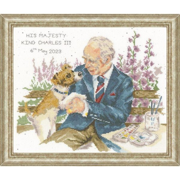 His Majesty The King Counted Cross Stitch Kit  |   Needlework Craft Needlework