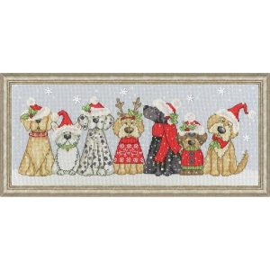 Holiday Hounds Counted Cross Stitch Kit  |   Needlework Craft Needlework