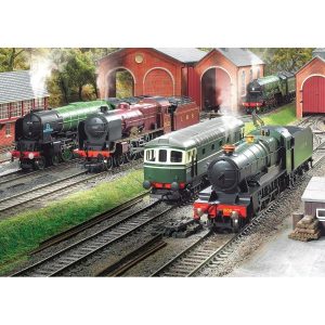 Hornby Collection The Engine Shed 1000Pc Jigsaw Puzzle  |   Jigsaws Craft Jigsaws