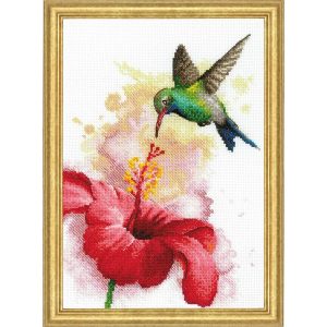 Hummingbird Counted Cross Stitch Kit  |   Needlework Craft Needlework