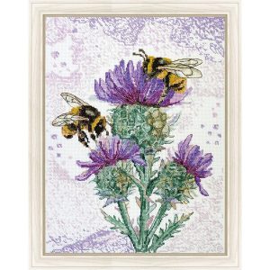 Hunting For Nectar Counted Cross Stitch Kit  |   Needlework Craft Needlework