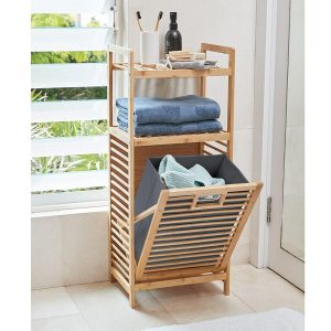 Laundry Hamper With Shelves  |   Laundry & Cleaning Furniture Furniture