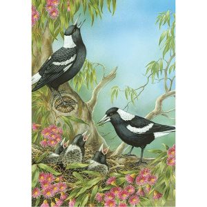 Magpies 1000 Pc Jigsaw Puzzle  |   Jigsaws Craft Jigsaws