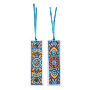 Mandala Counted Cross Stitch Bookmarks  |   Needlework Craft Needlework