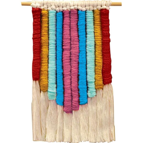 Multicolour Banner Macrame  |   Needlework Craft Needlework