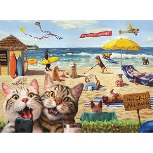 No Cats Allowed 300 Pc Lenticular Jigsaw Puzzle  |   Jigsaws Craft Jigsaws