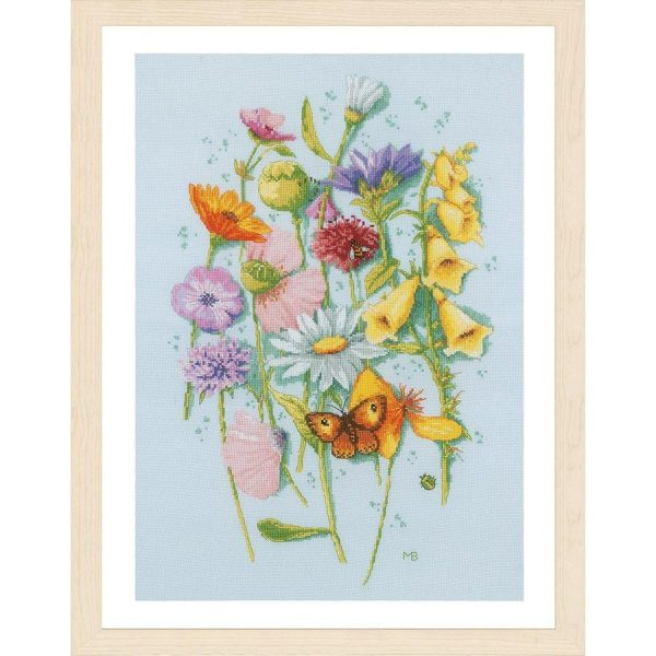 One Flower Of Each Counted Cross Stitch Kit  |   Needlework Craft Needlework