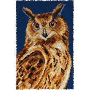 Owl Latch Hook Kit  |   Needlework Craft Needlework