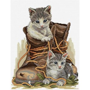 Puss In Boots Counted Cross Stitch Chart  |   Needlework Craft Needlework