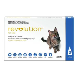 Revolution Cat 3 Pack  |   Cat Flea, Tick And Worming Control Cat Flea, Tick And Worming Control Cat Flea, Tick And Worming Control