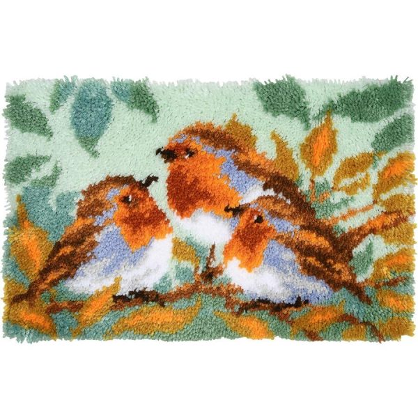 Robins Latch Hook Kit  |   Needlework Craft Needlework