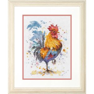 Rooster Counted Cross Stitch Kit  |   Needlework Craft Needlework