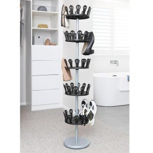 Rotating 5 Tier Shoe Rack  |   Storage Solutions Home Storage Solutions