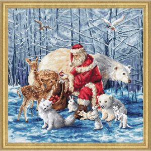 Santa & Friends Counted Cross Stitch  |   Needlework Craft Needlework