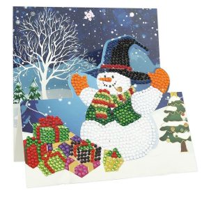 Snowman Diamond Painting Cards  |   Craft & Hobbies Craft Craft & Hobbies