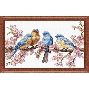 Spring Blooms Counted Cross Stitch Kit  |   Needlework Craft Needlework