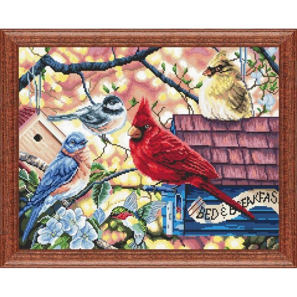 Springtime Songbirds Counted Cross Stitch  |   Needlework Craft Needlework