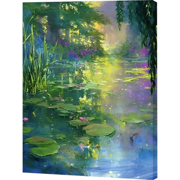 Summer Pond Paint-By-Numbers  |   Craft & Hobbies Craft Craft & Hobbies