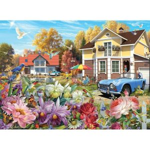 Sunny Yard 500+ Pieces  |   Jigsaws Craft Jigsaws