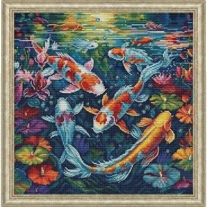 The Aquarium Counted Cross Stitch Kit  |   Needlework Craft Needlework