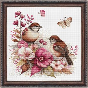 The Birds Spring Counted Cross Stitch Kit  |   Needlework Craft Needlework