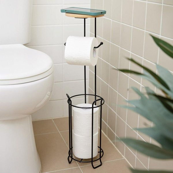 Toilet Roll Storage Stand  |   Bathroom Accessories Bedding & Bath Bathroom Accessories