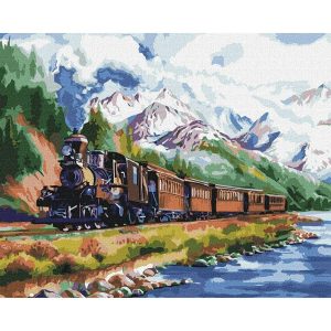 Train Home Paint-By-Numbers  |   Craft & Hobbies Craft Craft & Hobbies