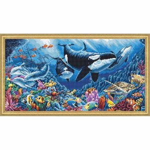 Underwater Ballet Counted Cross Stitch  |   Needlework Craft Needlework