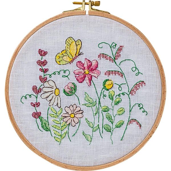 Wildflowers Counted Cross Stitch Kit  |   Needlework Craft Needlework